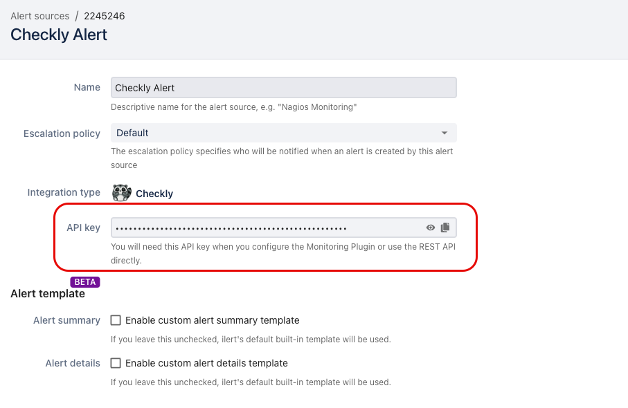 ilert integration step 3